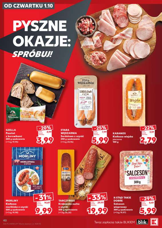 Kaufland - gazetka promocyjna Gazetka Tygodnia od czwartku 01.10 do środy 07.10 - strona 40