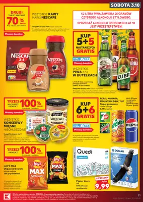 Kaufland - gazetka promocyjna Gazetka Tygodnia od czwartku 01.10 do środy 07.10 - strona 21