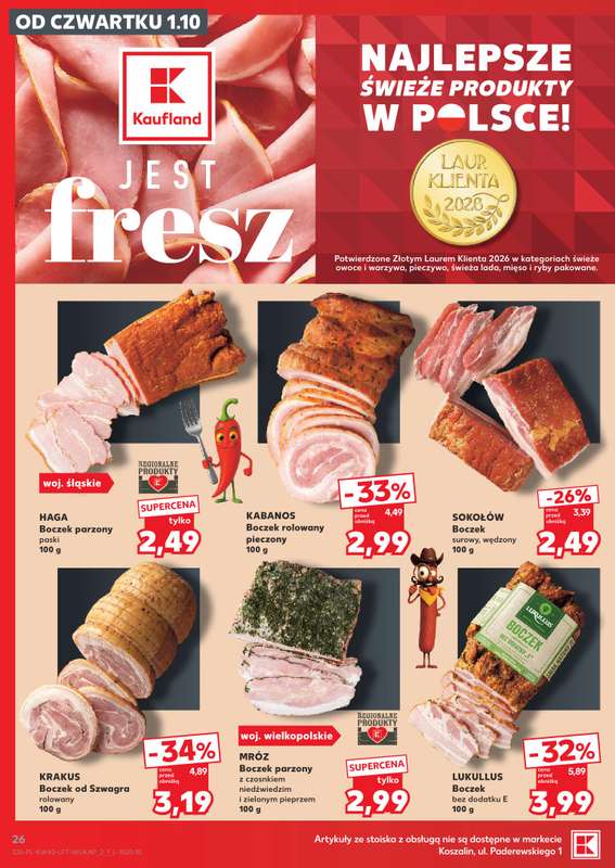 Kaufland - gazetka promocyjna Gazetka Tygodnia od czwartku 01.10 do środy 07.10 - strona 26