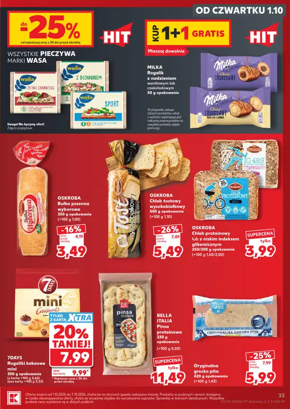 Kaufland - gazetka promocyjna Gazetka Tygodnia od czwartku 01.10 do środy 07.10 - strona 33