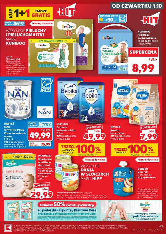 Kaufland - gazetka promocyjna Gazetka Tygodnia od czwartku 01.10 do środy 07.10 - strona 63
