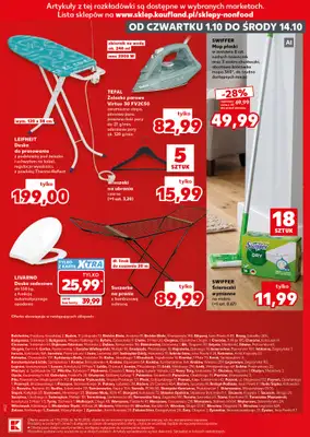 Kaufland - gazetka promocyjna Oferta Kaufland - Non Food od czwartku 01.10 do środy 14.10 - strona 17