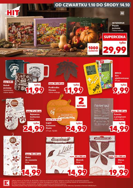 Kaufland - gazetka promocyjna Oferta Kaufland - Non Food od czwartku 01.10 do środy 14.10 - strona 7
