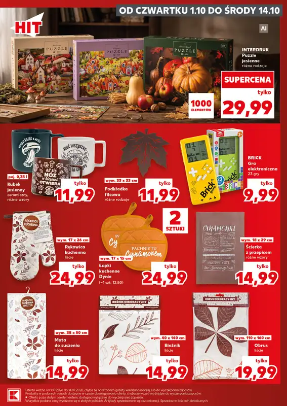 Kaufland - gazetka promocyjna Oferta Kaufland - Non Food od czwartku 01.10 do środy 14.10 - strona 7