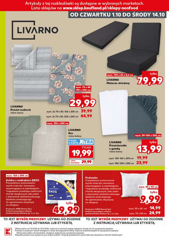 Kaufland - gazetka promocyjna Oferta Kaufland - Non Food od czwartku 01.10 do środy 14.10 - strona 9
