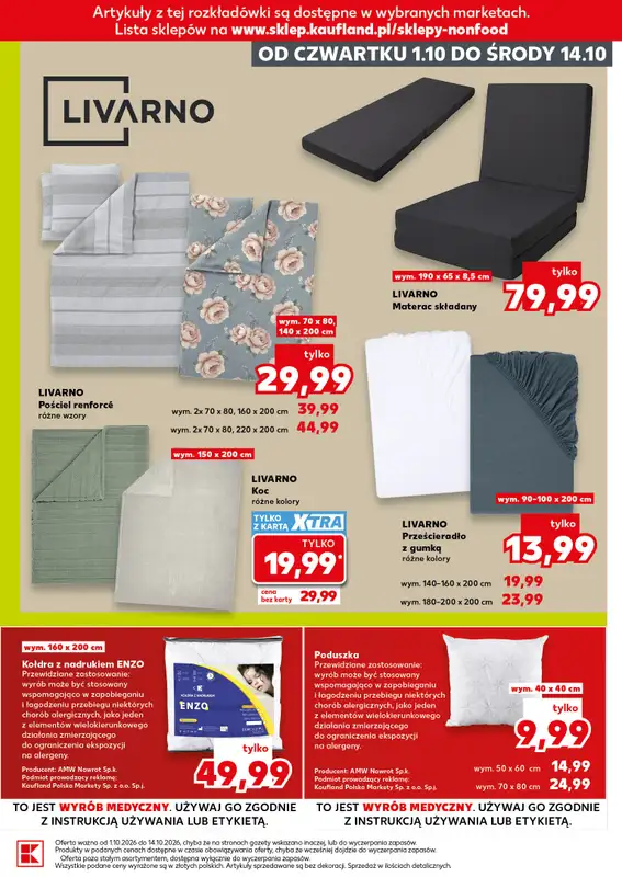 Kaufland - gazetka promocyjna Oferta Kaufland - Non Food od czwartku 01.10 do środy 14.10 - strona 9