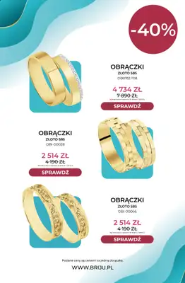 Briju - gazetka promocyjna Targi ślubne od wtorku 29.09 do czwartku 15.10 - strona 13