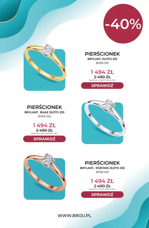 Briju - gazetka promocyjna Targi ślubne od wtorku 29.09 do czwartku 15.10 - strona 2
