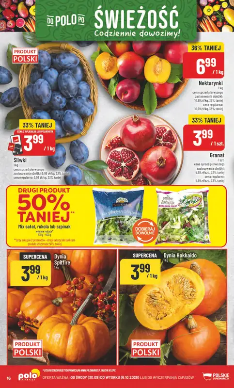 POLOmarket - gazetka promocyjna Gazetka od środy 30.09 do wtorku 06.10 - strona 16