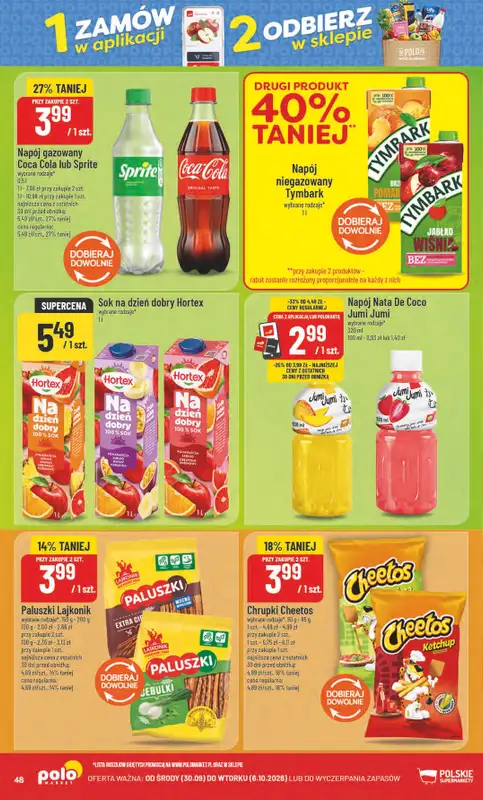 POLOmarket - gazetka promocyjna Gazetka od środy 30.09 do wtorku 06.10 - strona 48