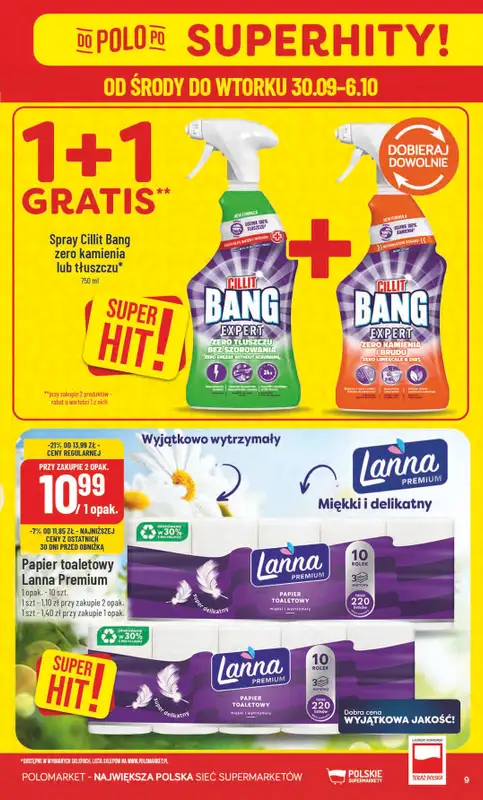 POLOmarket - gazetka promocyjna Gazetka od środy 30.09 do wtorku 06.10 - strona 9