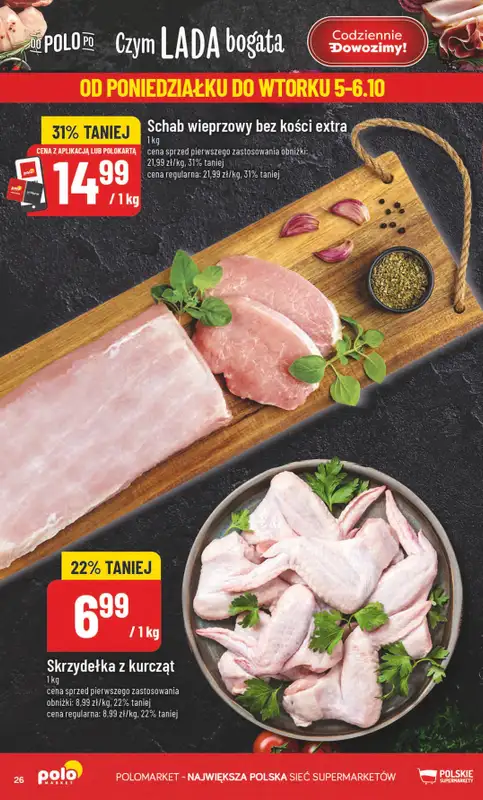POLOmarket - gazetka promocyjna Gazetka od środy 30.09 do wtorku 06.10 - strona 26