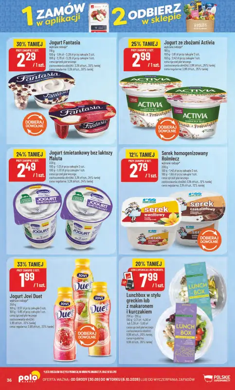 POLOmarket - gazetka promocyjna Gazetka od środy 30.09 do wtorku 06.10 - strona 36