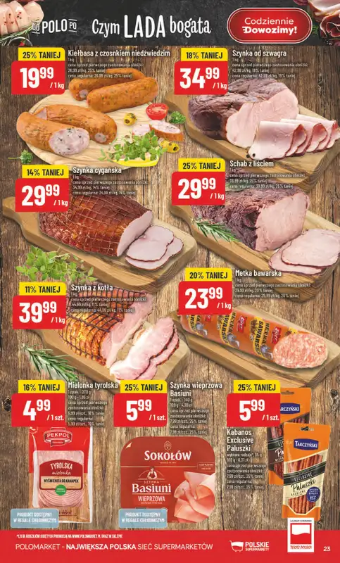 POLOmarket - gazetka promocyjna Gazetka od środy 30.09 do wtorku 06.10 - strona 23