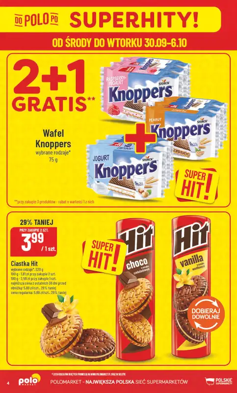 POLOmarket - gazetka promocyjna Gazetka od środy 30.09 do wtorku 06.10 - strona 4