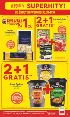 POLOmarket - gazetka promocyjna Gazetka od środy 30.09 do wtorku 06.10 - strona 13