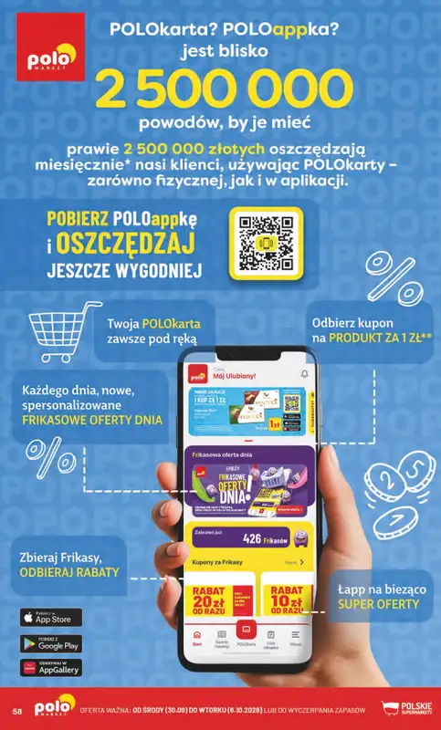 POLOmarket - gazetka promocyjna Gazetka od środy 30.09 do wtorku 06.10 - strona 58