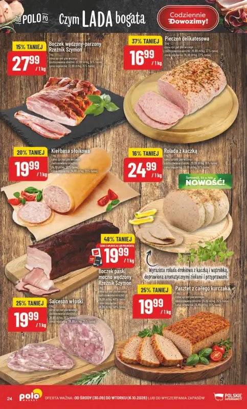 POLOmarket - gazetka promocyjna Gazetka od środy 30.09 do wtorku 06.10 - strona 24