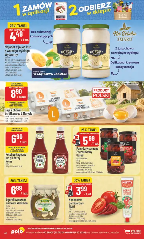 POLOmarket - gazetka promocyjna Gazetka od środy 30.09 do wtorku 06.10 - strona 40