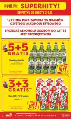 POLOmarket - gazetka promocyjna Gazetka od środy 30.09 do wtorku 06.10 - strona 2