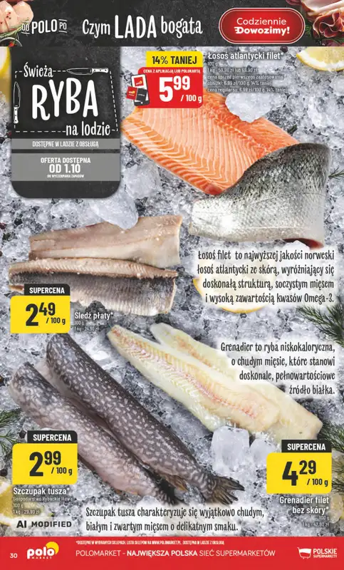 POLOmarket - gazetka promocyjna Gazetka od środy 30.09 do wtorku 06.10 - strona 30