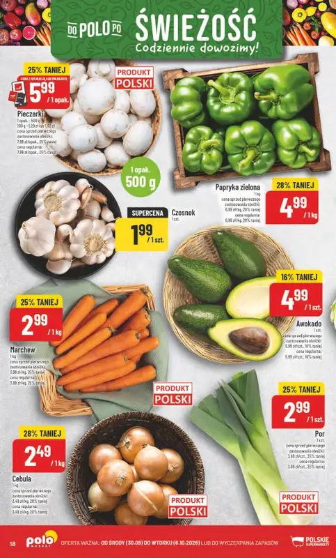 POLOmarket - gazetka promocyjna Gazetka od środy 30.09 do wtorku 06.10 - strona 18