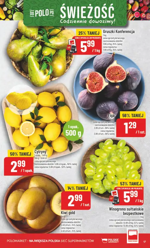 POLOmarket - gazetka promocyjna Gazetka od środy 30.09 do wtorku 06.10 - strona 17