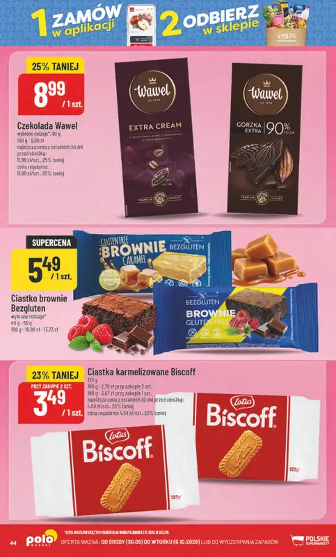 POLOmarket - gazetka promocyjna Gazetka od środy 30.09 do wtorku 06.10 - strona 44