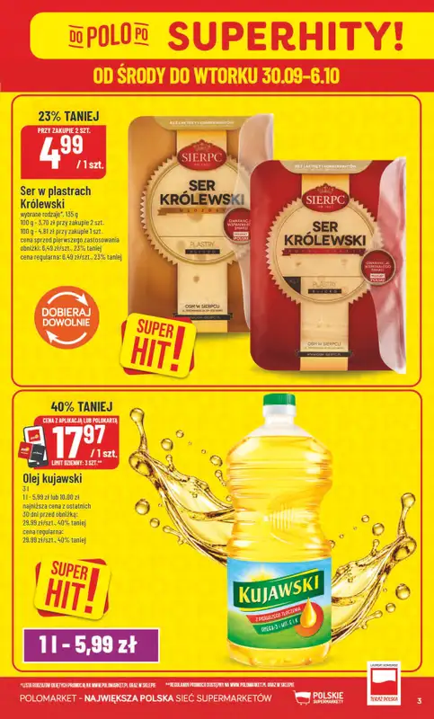 POLOmarket - gazetka promocyjna Gazetka od środy 30.09 do wtorku 06.10 - strona 3