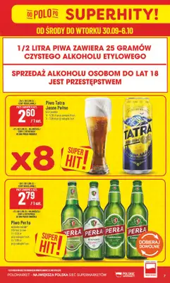 POLOmarket - gazetka promocyjna Gazetka od środy 30.09 do wtorku 06.10 - strona 7