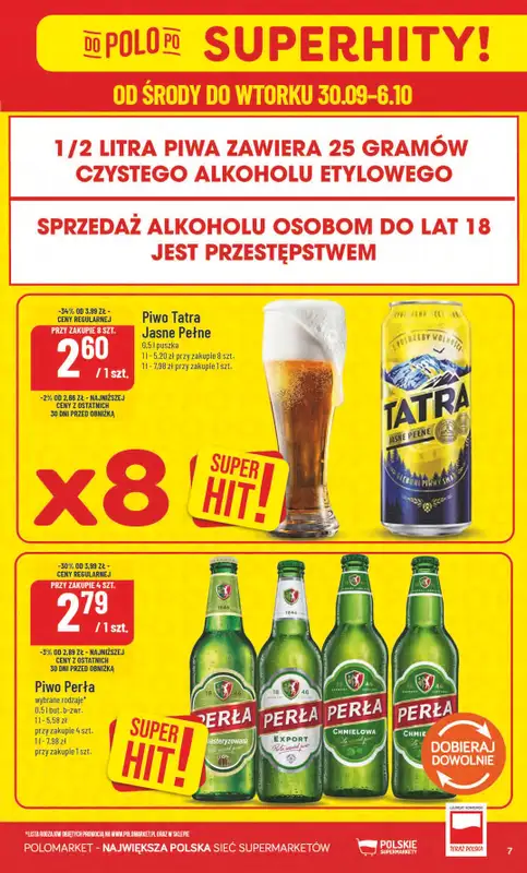 POLOmarket - gazetka promocyjna Gazetka od środy 30.09 do wtorku 06.10 - strona 7