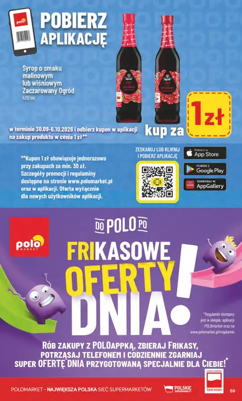 POLOmarket - gazetka promocyjna Gazetka od środy 30.09 do wtorku 06.10 - strona 59