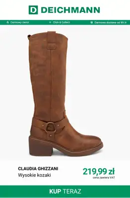 Deichmann - gazetka promocyjna Wysokie kozaki od wtorku 29.09  - strona 4