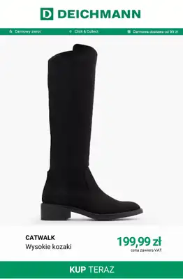 Deichmann - gazetka promocyjna Wysokie kozaki od wtorku 29.09  - strona 14