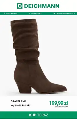 Deichmann - gazetka promocyjna Wysokie kozaki od wtorku 29.09  - strona 13