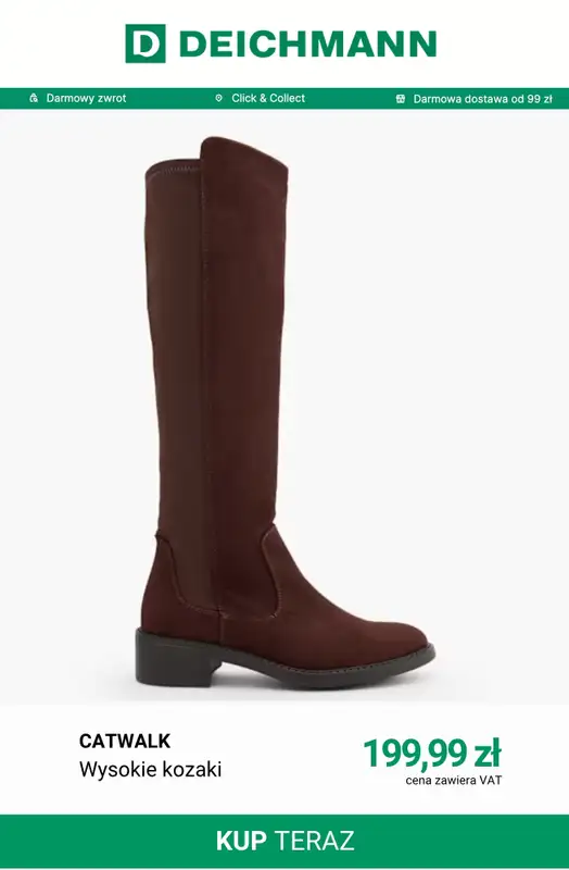 Deichmann - gazetka promocyjna Wysokie kozaki od wtorku 29.09  - strona 11