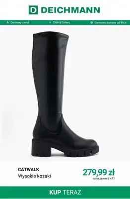 Deichmann - gazetka promocyjna Wysokie kozaki od wtorku 29.09  - strona 10