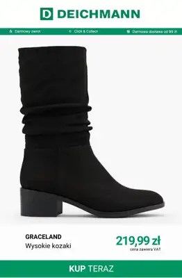 Deichmann - gazetka promocyjna Wysokie kozaki od wtorku 29.09  - strona 6