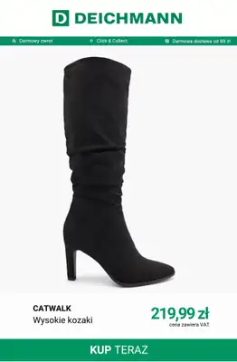 Deichmann - gazetka promocyjna Wysokie kozaki od wtorku 29.09  - strona 9
