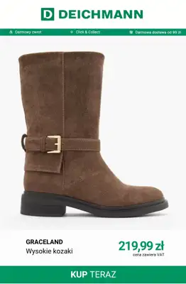 Deichmann - gazetka promocyjna Wysokie kozaki od wtorku 29.09  - strona 7