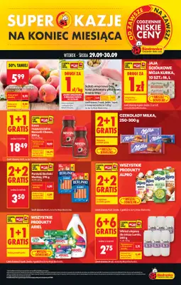 Biedronka - gazetka promocyjna Super okazje na koniec miesiąca od wtorku 29.09 do środy 30.09