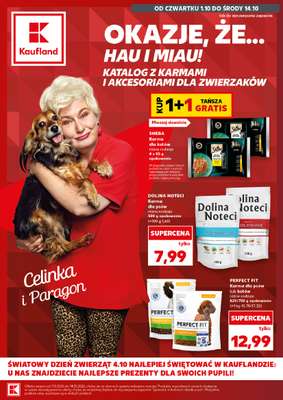 Kaufland - gazetka promocyjna Oferta Kaufland - Zwierzaki od czwartku 01.10 do środy 14.10