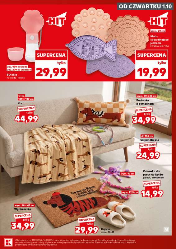 Kaufland - gazetka promocyjna Oferta Kaufland - Zwierzaki od czwartku 01.10 do środy 14.10 - strona 15