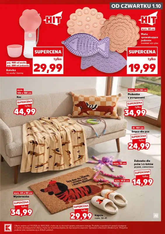 Kaufland - gazetka promocyjna Oferta Kaufland - Zwierzaki od czwartku 01.10 do środy 14.10 - strona 15