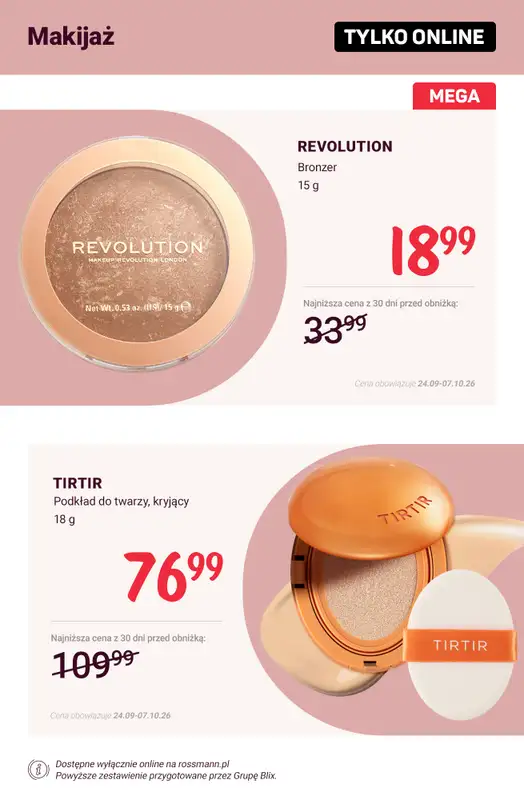 Rossmann - gazetka promocyjna Promocje TYLKO ONLINE od wtorku 29.09 do środy 07.10 - strona 3