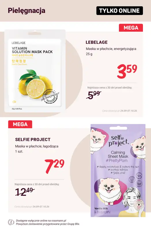 Rossmann - gazetka promocyjna Promocje TYLKO ONLINE od wtorku 29.09 do środy 07.10 - strona 5