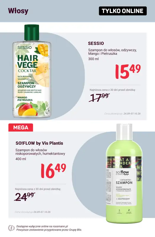 Rossmann - gazetka promocyjna Promocje TYLKO ONLINE od wtorku 29.09 do środy 07.10 - strona 8