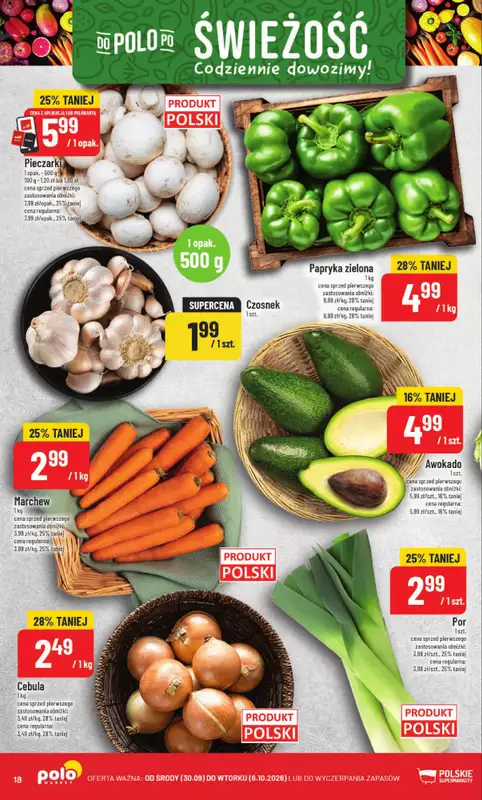 POLOmarket - gazetka promocyjna Gazetka od środy 30.09 do wtorku 06.10 - strona 18