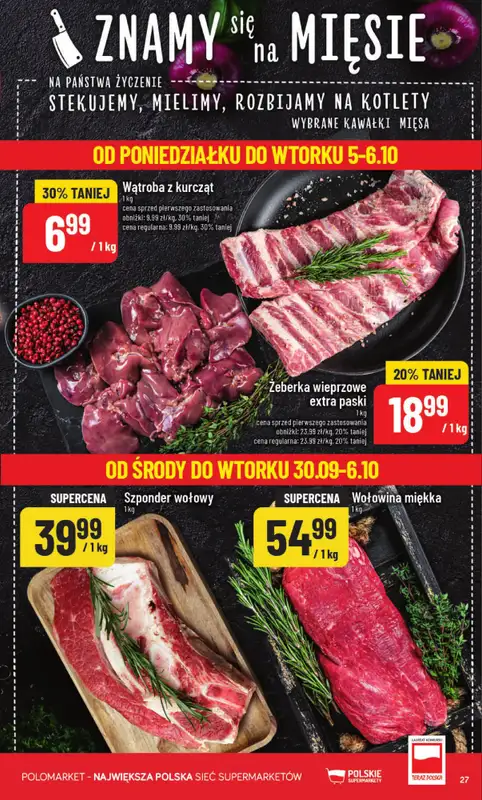 POLOmarket - gazetka promocyjna Gazetka od środy 30.09 do wtorku 06.10 - strona 27