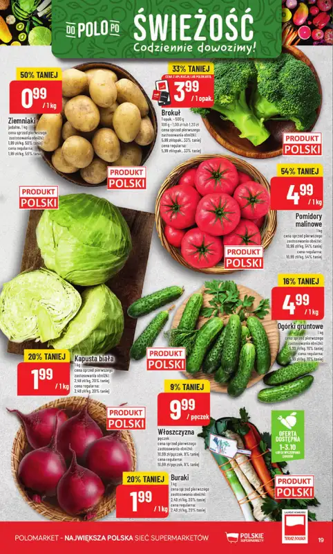 POLOmarket - gazetka promocyjna Gazetka od środy 30.09 do wtorku 06.10 - strona 19